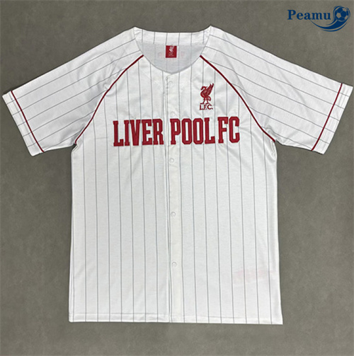 Maglia Calcio Liverpool baseball Bianco 2025-2026