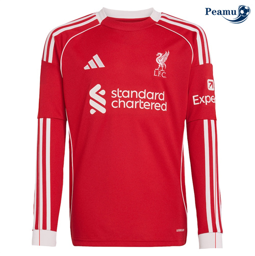 Maglia Calcio Liverpool Prima Manica lunga 2025-2026