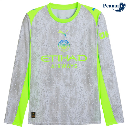 Maglia Calcio Manchester City Terza Manica lunga 2025-2026