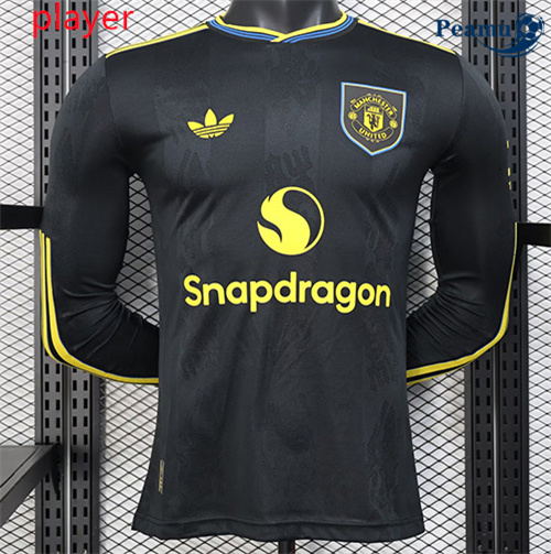 Maglia Calcio Player Manchester United Terza Manica lunga 2025-2026