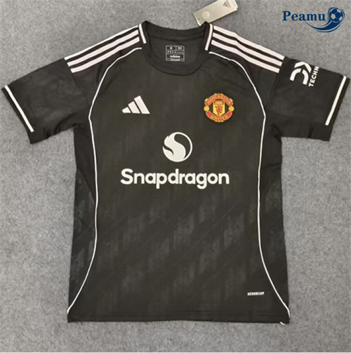 Maglia Calcio Manchester United Formazione nero 2025-2026