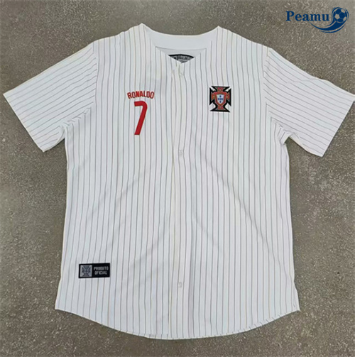 Maglia Calcio Portugal Bianco baseball 2025-2026