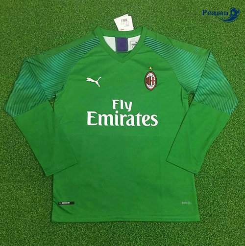 Maglia Calcio AC Milan Portiere Manica lunga Verde 2019-2020