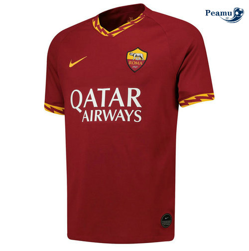 Maglia Calcio AS Roma Prima Jujube Rosso 2019-2020