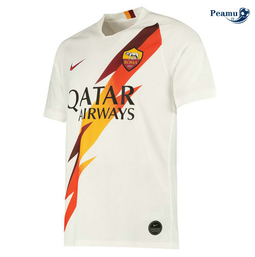 Maglia Calcio AS Roma Seconda Bianco 2019-2020