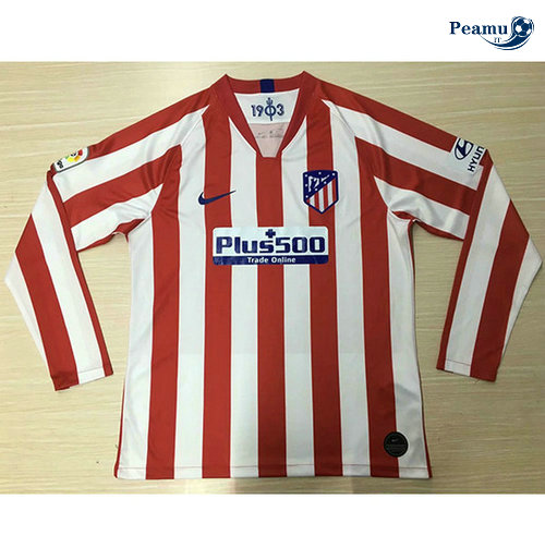 Maglia Calcio Atletico Madrid Prima Manica lunga 2019-2020