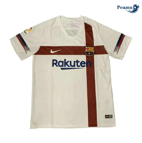 Maglia Calcio Barcellona Entrainement Bianco 2019-2020