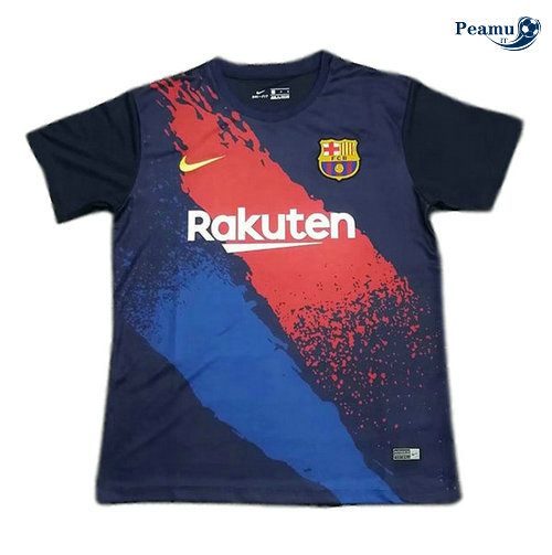 Maglia Calcio Barcellona training Blu navy 2019-2020 M058