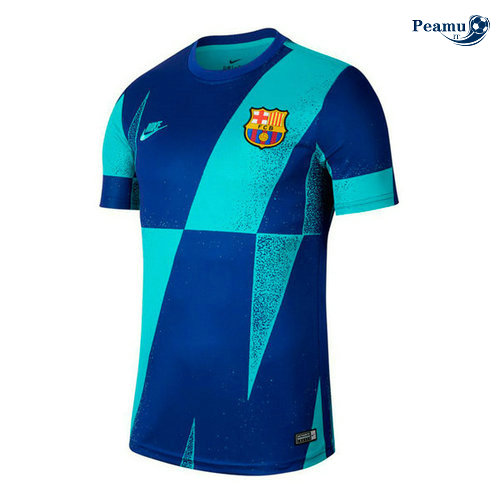 Maglia Calcio Barcellona Training Azzurro 2019-2020