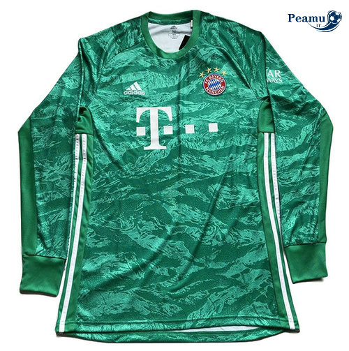 Maglia Calcio Bayern Monaco Portiere Manica lunga Verde 2019-2020