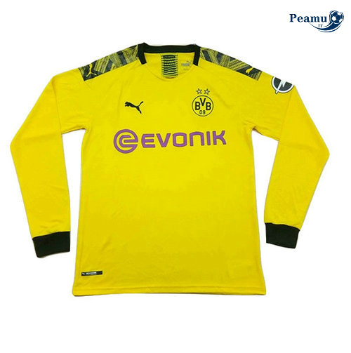 Maglia Calcio Borussia Dortmund Prima Manica lunga 2019-2020