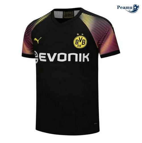 Maglia Calcio Borussia Dortmund Terza Portiere Nero 2019-2020