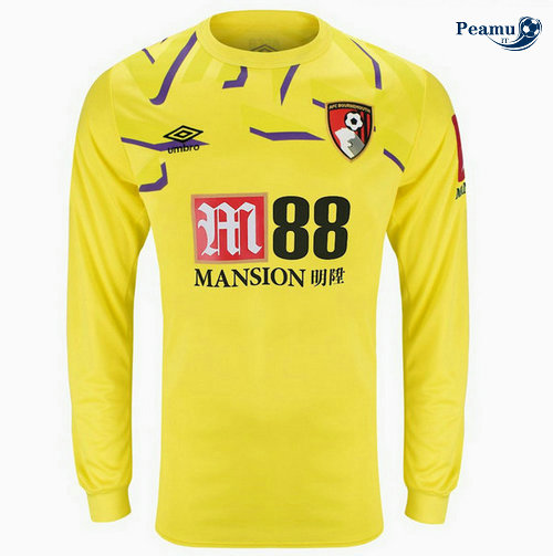 Maglia Calcio Bournemouth Portiere Manica lunga Giallo 2019-2020