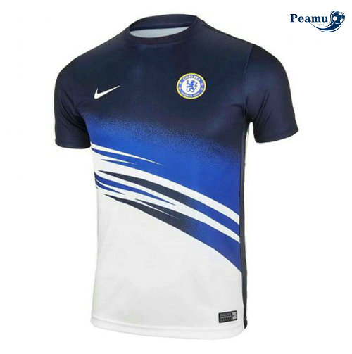 Maglia Calcio Chelsea training Azzurro/Bianco 2019-2020