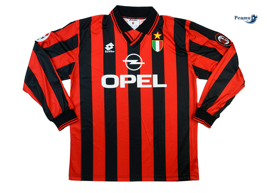 Classico Maglie AC Milan Manica lunga Prima 1996-97