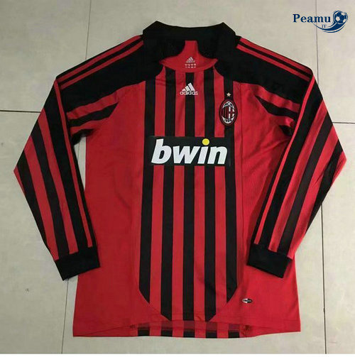 Classico Maglie AC Milan Manica lunga Prima 2007-08
