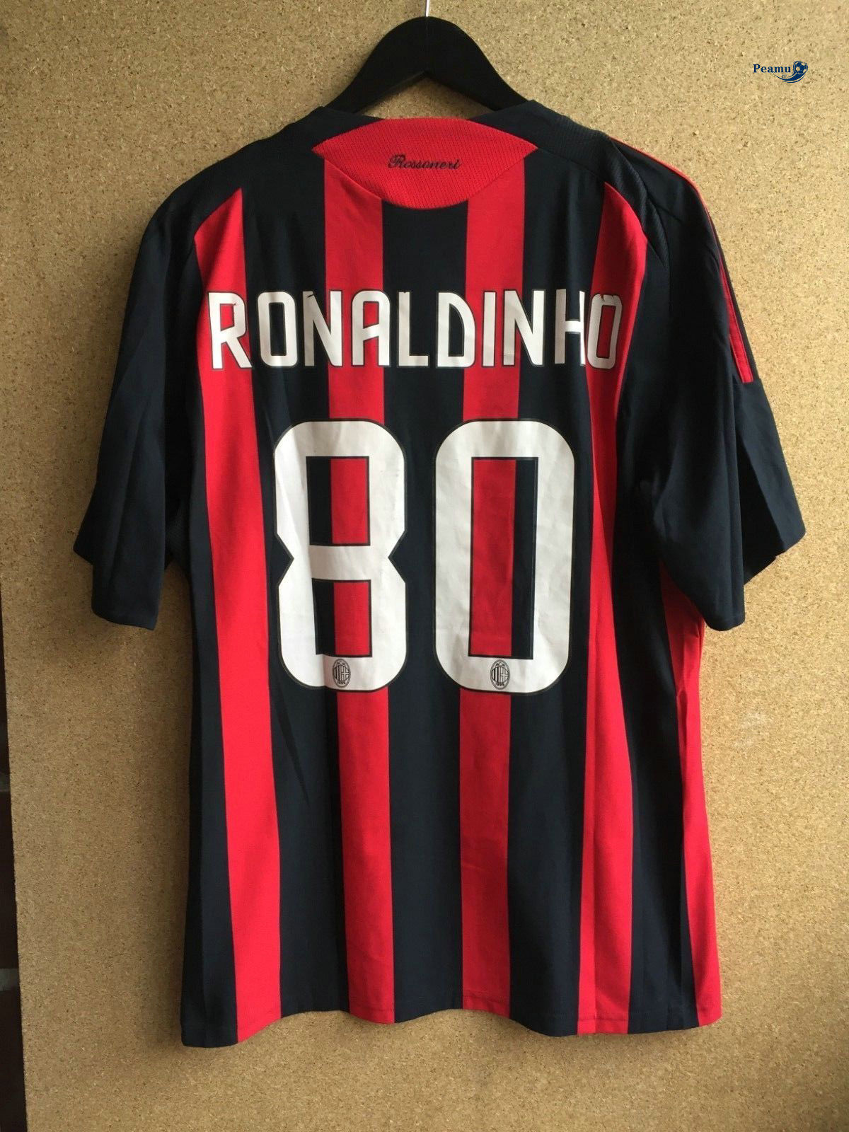 Classico Maglie AC Milan Prima (80 Ronaldinho) 2008-09