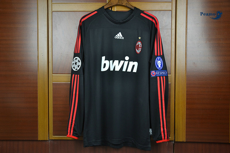 Classico Maglie AC Milan Manica lunga Terza 2009-10