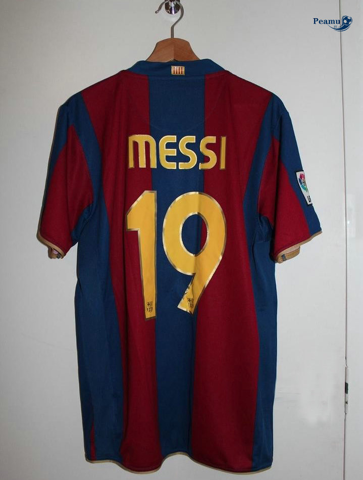 Classico Maglie Barcellona Prima (19 Messi) 2007-2008