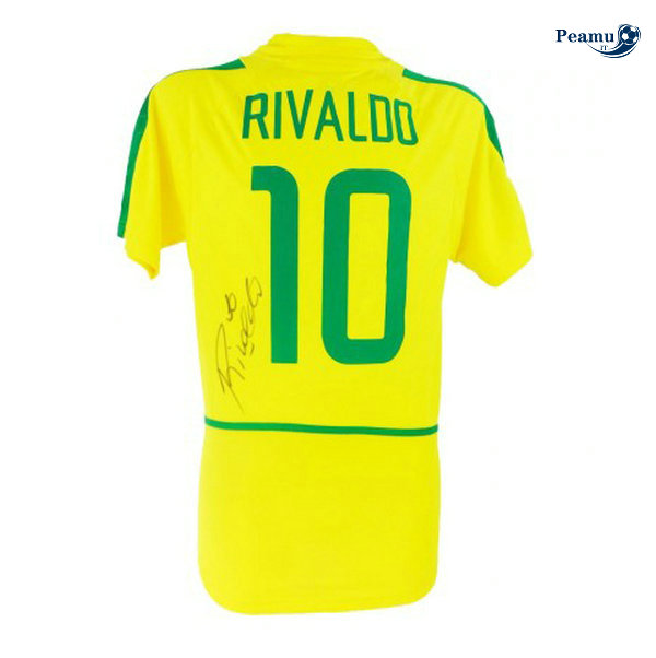 Classico Maglie Brasile Prima (10 Rivaldo) 2002