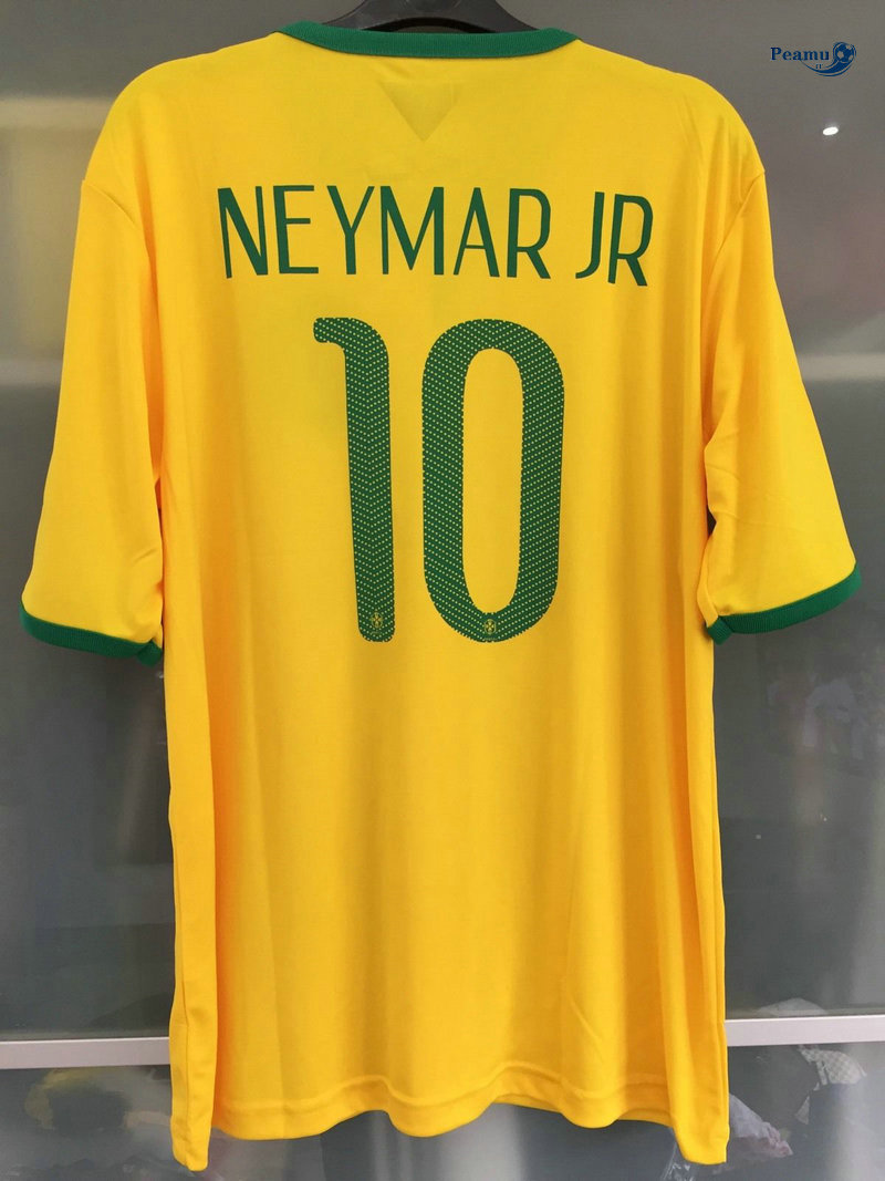 Classico Maglie Brasile Prima (10 Neymar) Coppa Del Mondo 2014