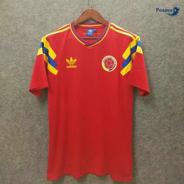 Classico Maglie Colombia Rosso 1990