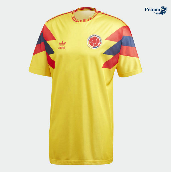 Classico Maglie Colombia Giallo Coppa Del Mondo 1990