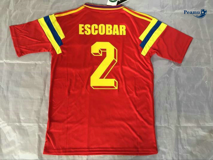 Classico Maglie Colombia Rosso (2) 1990