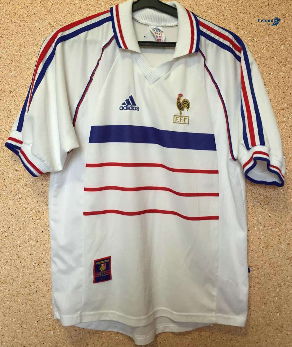 Classico Maglie Francia Seconda Bianco 1998-99