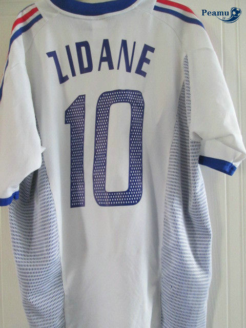 Classico Maglie Francia Seconda (10 Zidane) Coppa Del Mondo 2002
