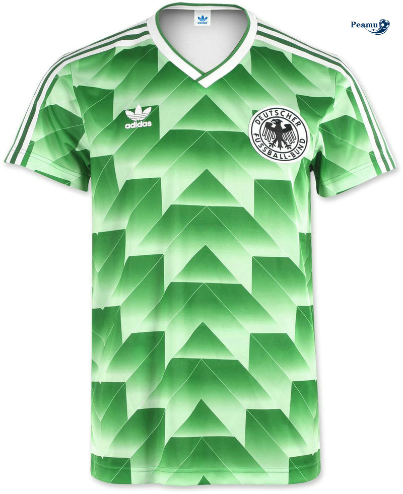 Classico Maglie Germania Seconda Verde Coppa Del Mondo 1988-90