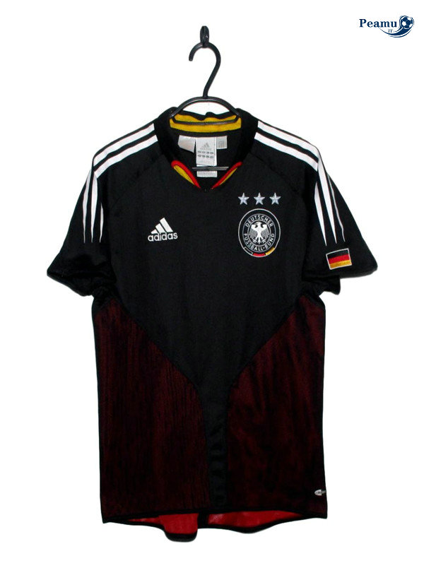 Classico Maglie Germania Seconda Nero Coppa Europa 2004
