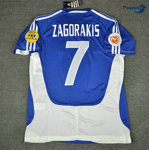 Classico Maglie Grèce Prima Azzurro/Bianco Zagorakis Charisteas 2004