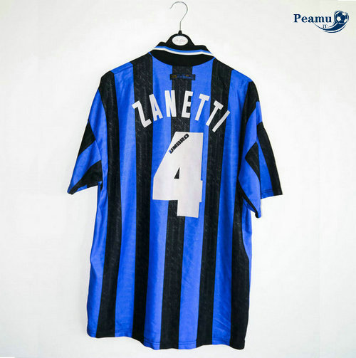 Classico Maglie Inter Milan Prima (4 Zanetti) 1997-98