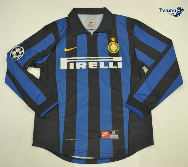 Classico Maglie Inter Milan Manica lunga Prima 1998-99