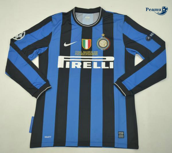 Classico Maglie Inter Milan Manica lunga Prima 2010