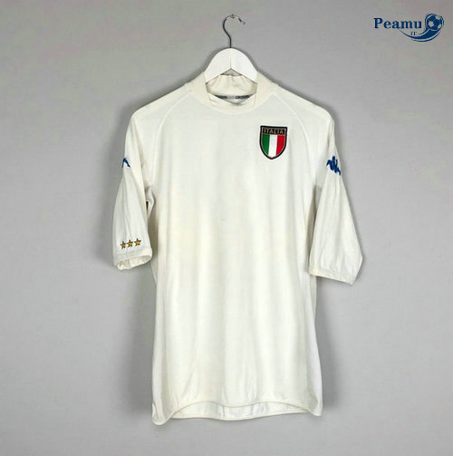 Classico Maglie Italia Seconda Bianco Coppa Del Mondo 2002