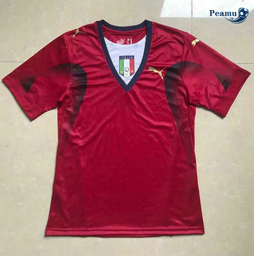 Classico Maglie Italia Rosso Portiere 2006