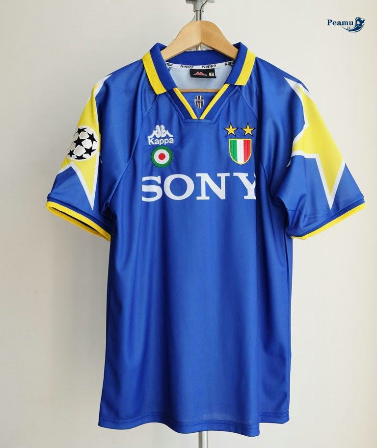 Classico Maglie Juventus Seconda Azzurro 1995-96 Champions League