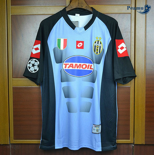 Classico Maglie Juventus Portiere Azzurro 2002-03 Champions League
