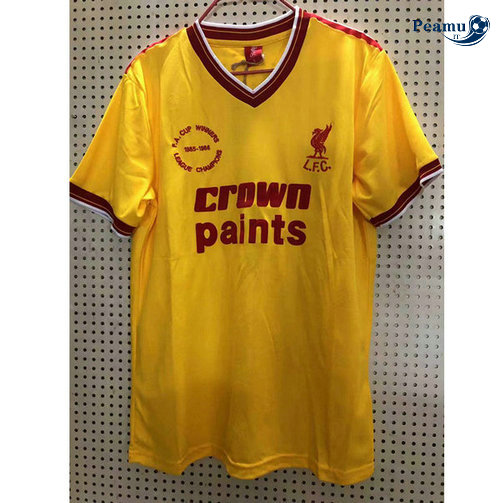 Classico Maglie Liverpool Seconda Giallo 1985-1986