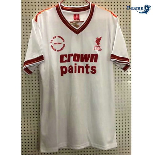 Classico Maglie Liverpool Bianco 1985-1986