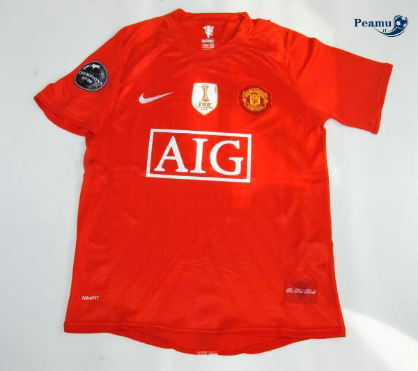 Classico Maglie Manchester United 2007-08 sleeve