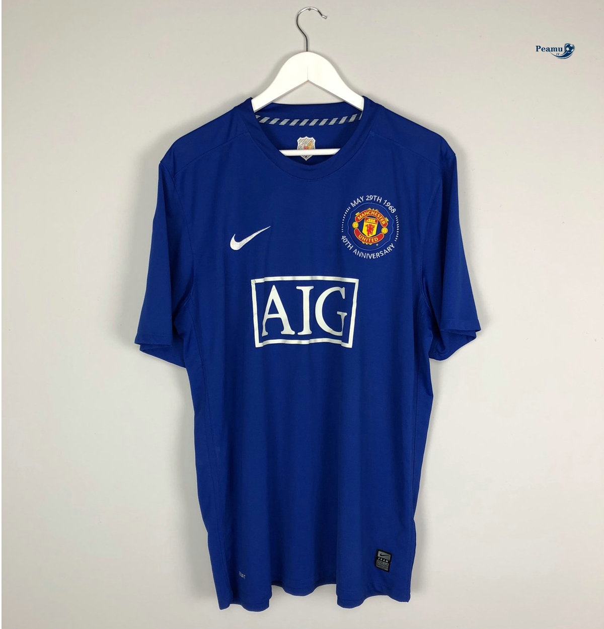 Classico Maglie Manchester United Seconda Azzurro 2008-09