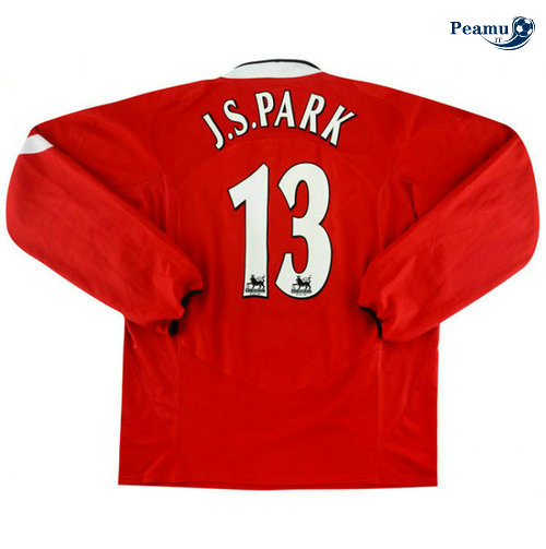 Classico Maglie Manchester United Manica lunga Prima (13 J.S.Park) 2005-06