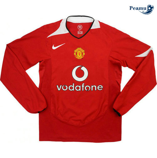 Classico Maglie Manchester United Manica lunga Prima 2005-06
