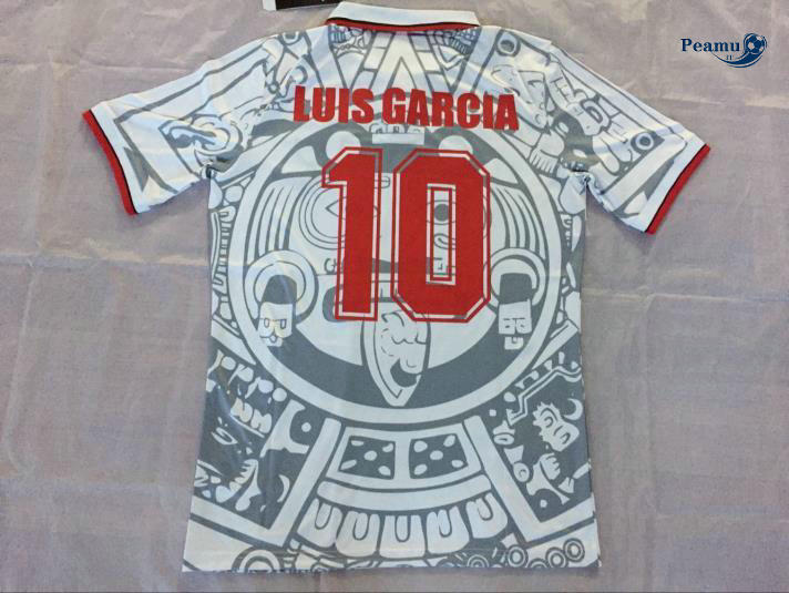 Classico Maglie Messico Seconda Bianco (10 Luis garcia) 1998