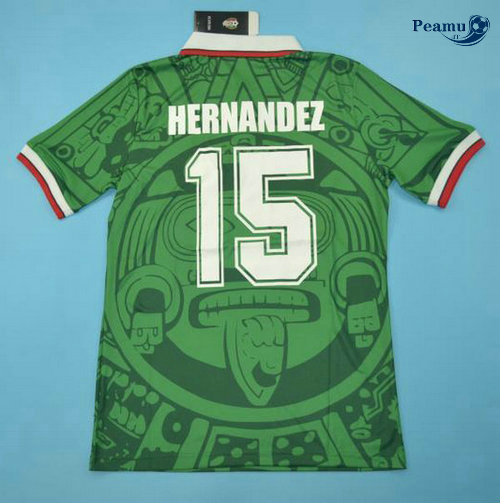 Classico Maglie Messico Prima Verde (15 Hernandez) 1998