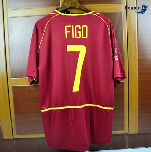 Classico Maglie Portogallo Prima (7 FIGO) Coppa Del Mondo 2002