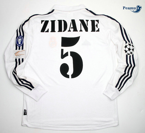 Classico Maglie Real Madrid Manica lunga 5 Zidane 2002-03